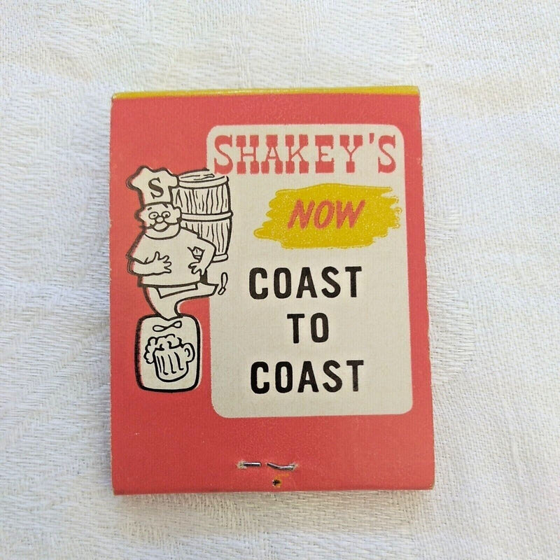 Load image into Gallery viewer, Shakey's Pizza Parlor Matchbook Full Unstruck Ye Public House