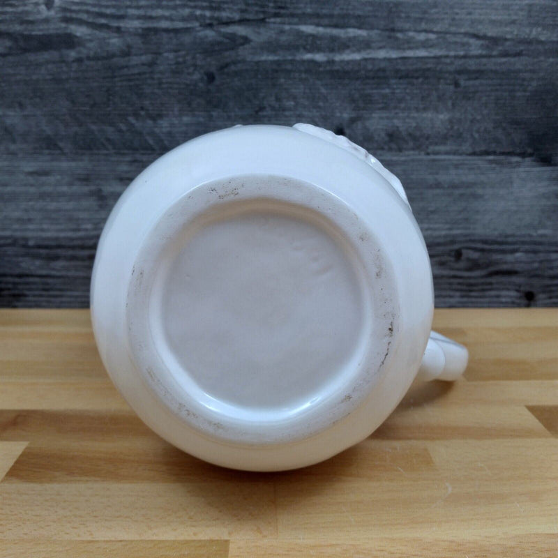 Load image into Gallery viewer, Laguna Coastal Shell Pitcher Carafe White Nautical Ceramic Sea Jug by Blue Sky