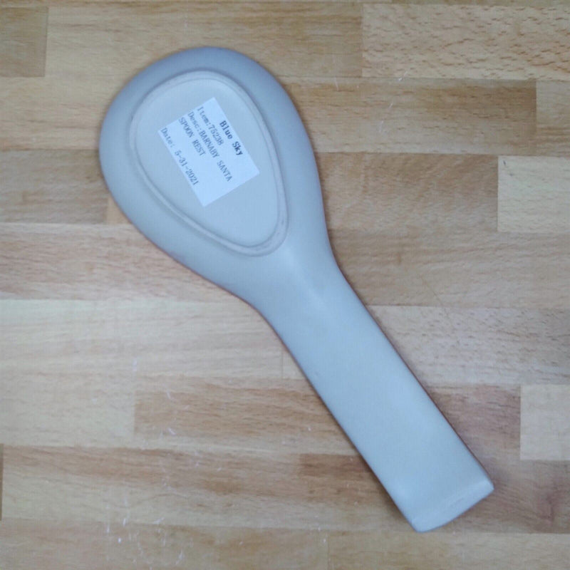 Load image into Gallery viewer, Barnaby Christmas Holiday Santa Spoon Rest Ceramic by Blue Sky Kitchen Decor