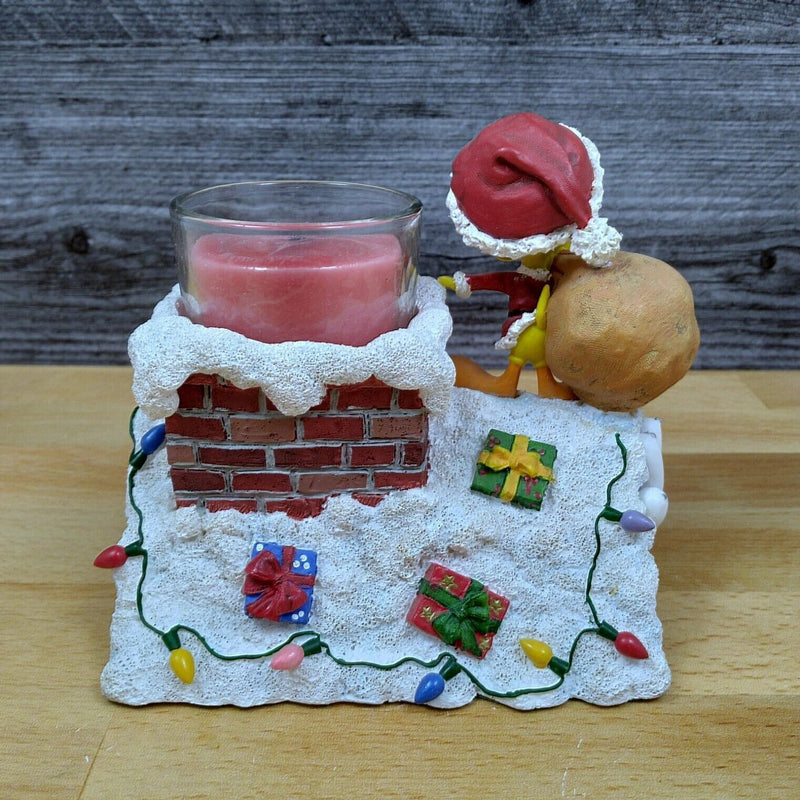 Load image into Gallery viewer, Tweety Chwistmas Candleholder Holiday Figure Sylvester Christmas by Danbury Mint
