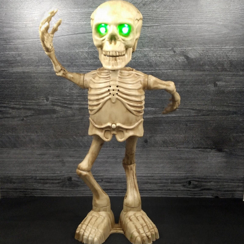 Load image into Gallery viewer, Singing Dancing Animated Halloween Skeleton 16" Led Eyes Sings Twist And Shout