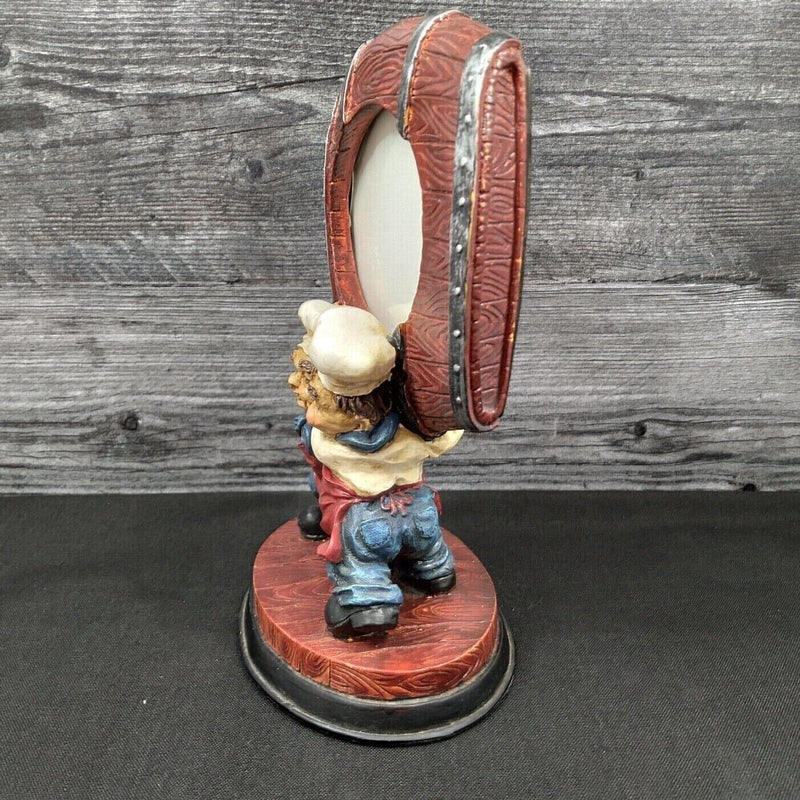 Load image into Gallery viewer, Pair of Chefs Carrying Barrel Picture Holder 3.5 x 5" Picture