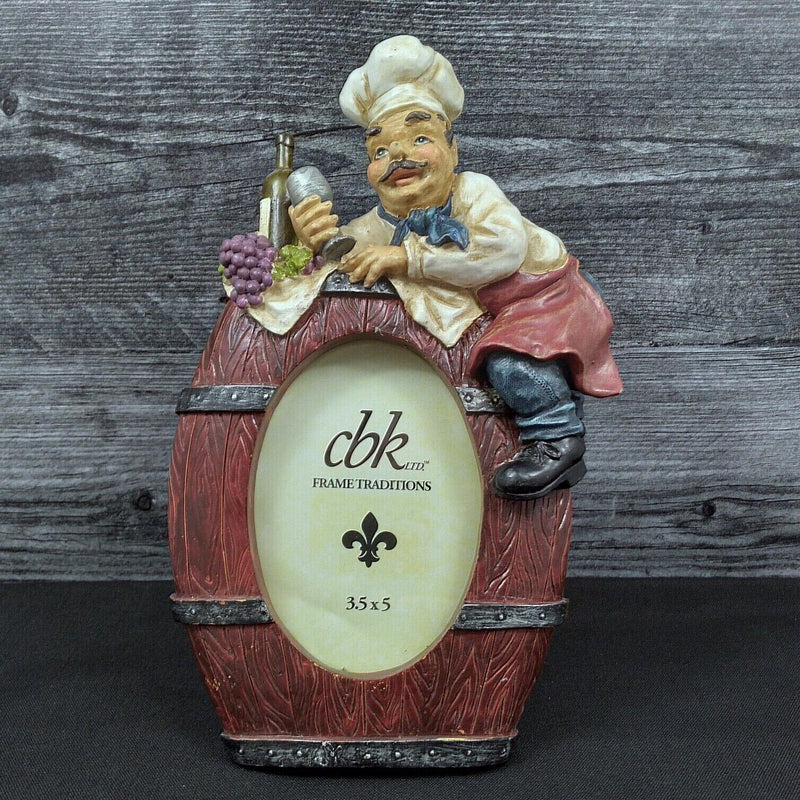 Load image into Gallery viewer, Home Décor Chef Drinking Wine Picture Holder