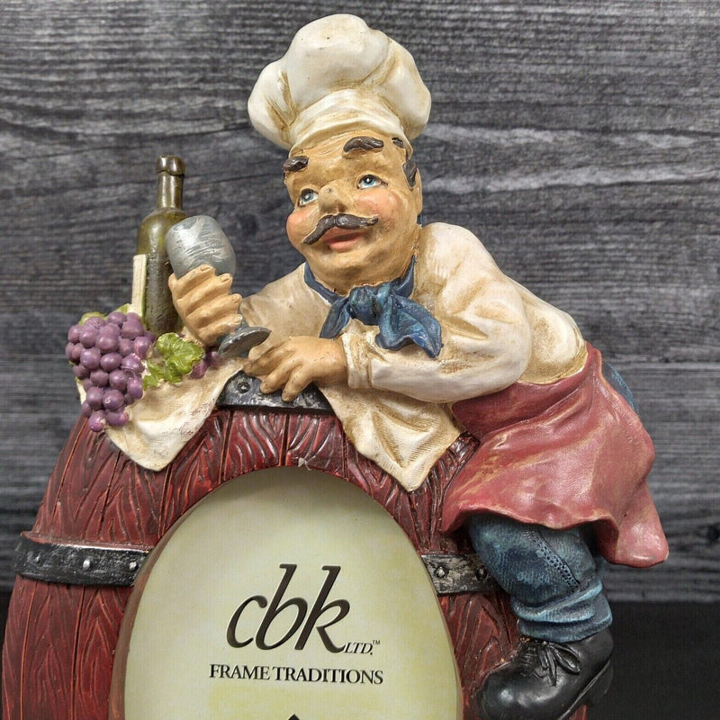 Load image into Gallery viewer, Home Décor Chef Drinking Wine Picture Holder