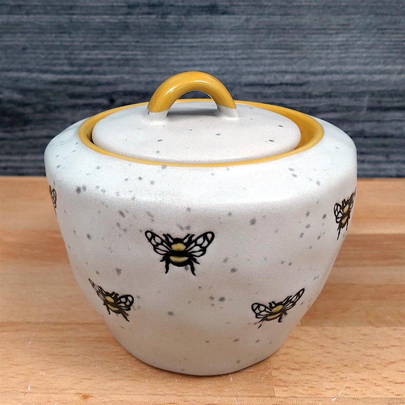 Load image into Gallery viewer, Honey Bee Sugar Bowl and Creamer Set Decorative by Blue Sky