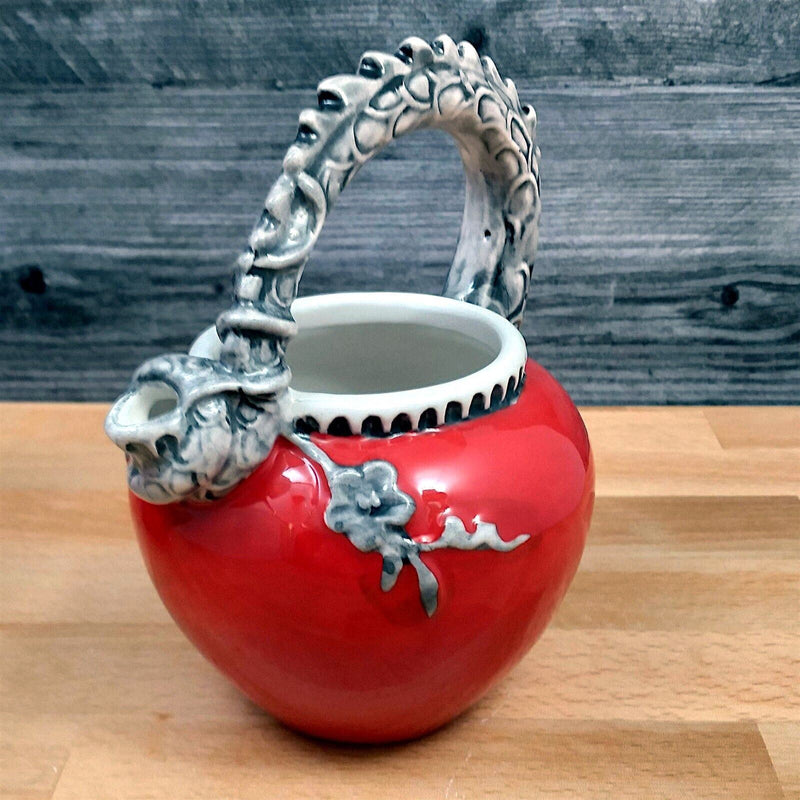 Load image into Gallery viewer, Red Dragon Sugar Bowl and Creamer Set Decorative by Blue Sky