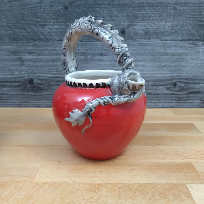 Load image into Gallery viewer, Red Dragon Sugar Bowl and Creamer Set Decorative by Blue Sky
