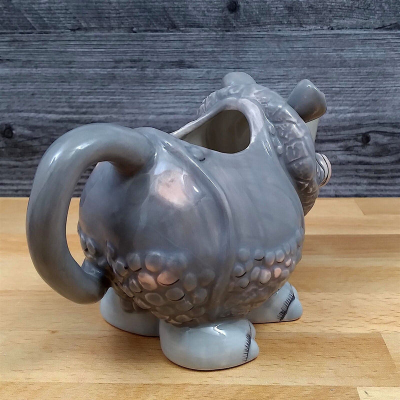 Load image into Gallery viewer, Rhino Sugar Bowl and Creamer Set Rhinoceroses by Blue Sky Lynda Corneille