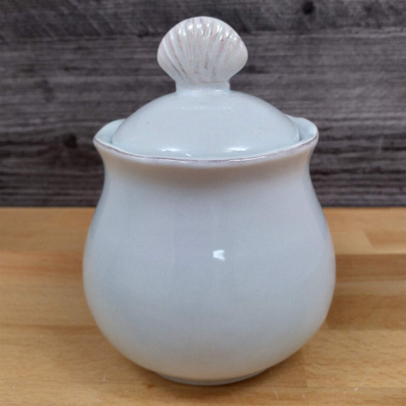 Load image into Gallery viewer, Laguna Coastal Shell Cream & Sugar Bowl Blue Nautical Sea Life by Blue Sky