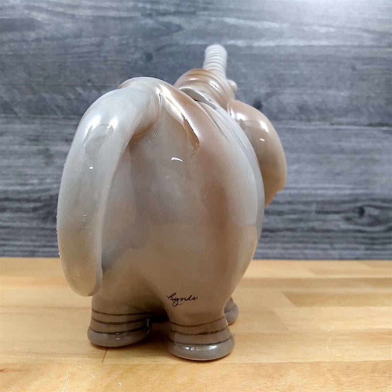 Load image into Gallery viewer, Elephant Sugar Bowl with Lid and Creamer Pitcher Set Ceramic Gray by Blue Sky