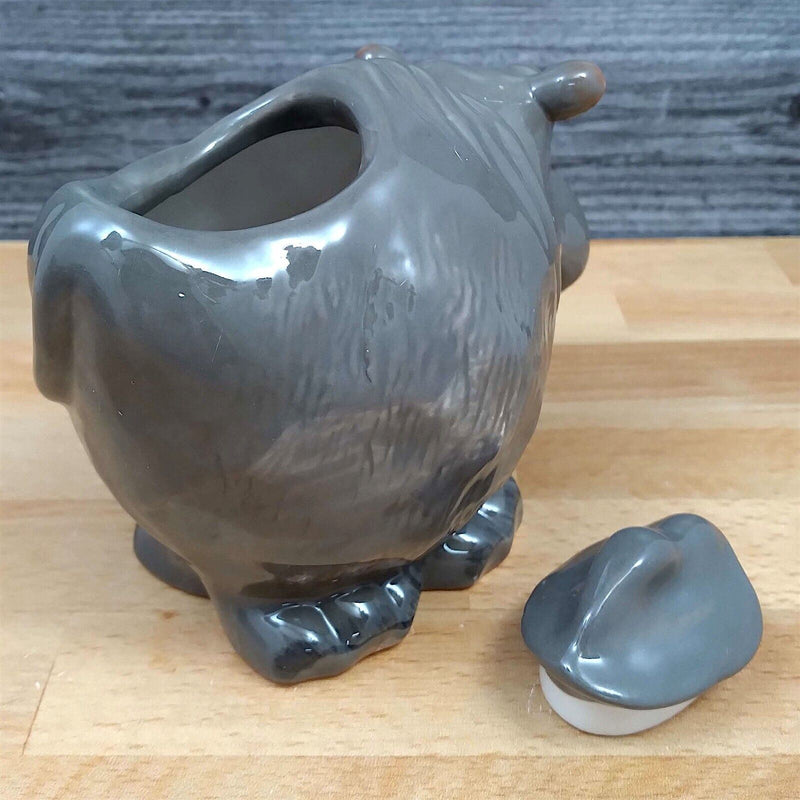 Load image into Gallery viewer, Hippo Sugar Bowl and Creamer Set Decorative by Blue Sky