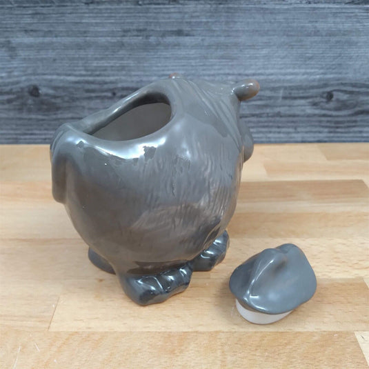 Hippo Sugar Bowl and Creamer Set Decorative by Blue Sky