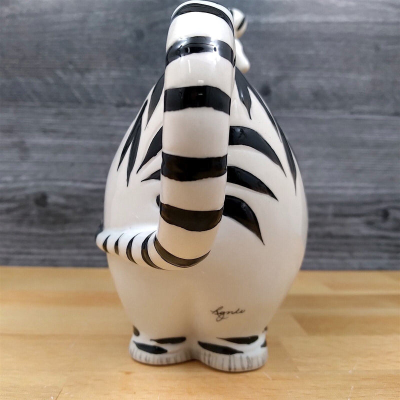 Load image into Gallery viewer, Zebra Sugar Bowl and Creamer Set Decorative by Blue Sky