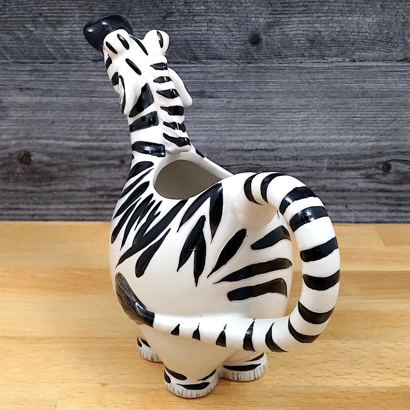 Load image into Gallery viewer, Zebra Sugar Bowl and Creamer Set Decorative by Blue Sky