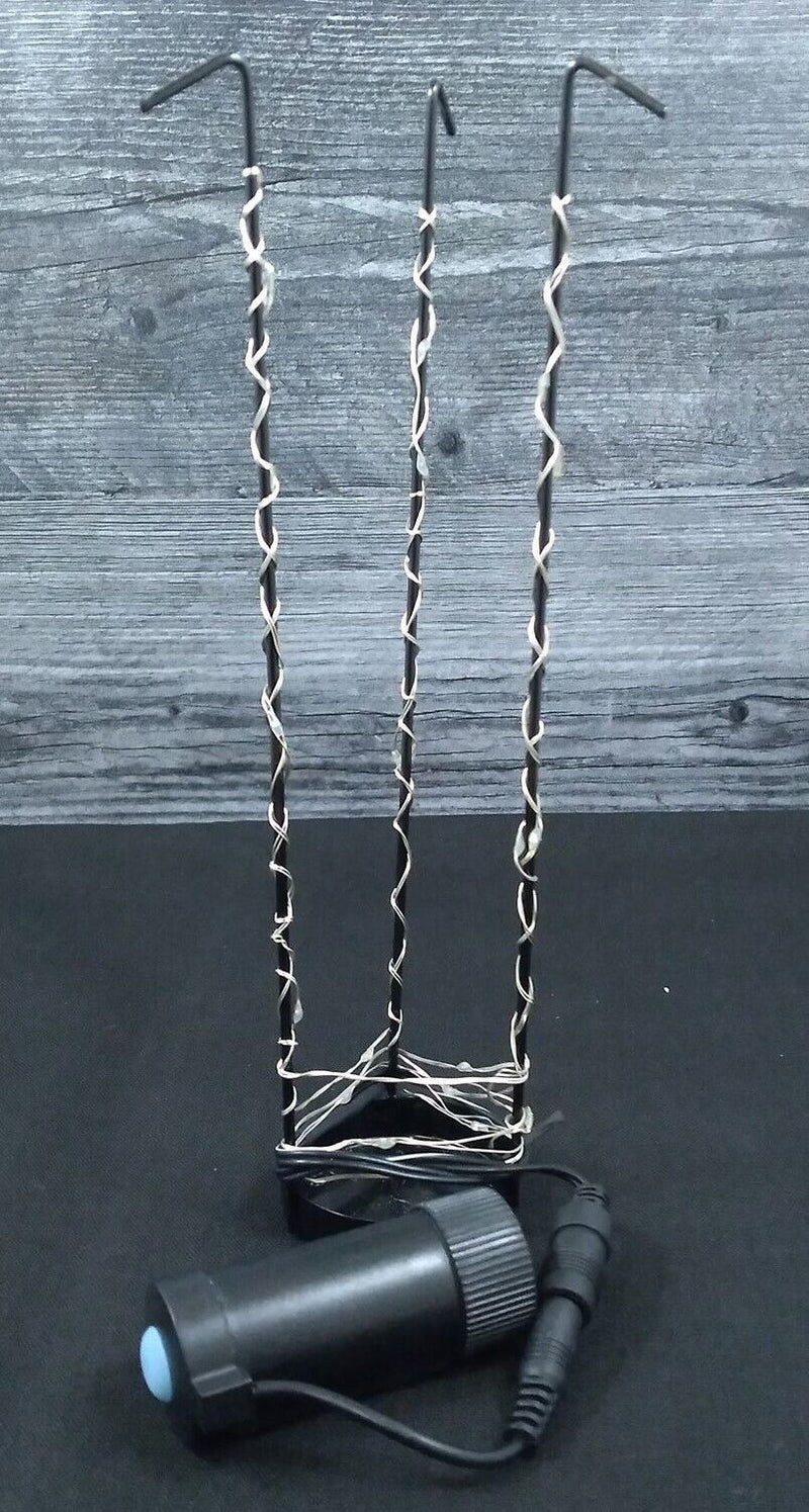 Load image into Gallery viewer, Nautical Maritime Lantern Dark Blue With Blue Led Lights Weathered Look Lamp