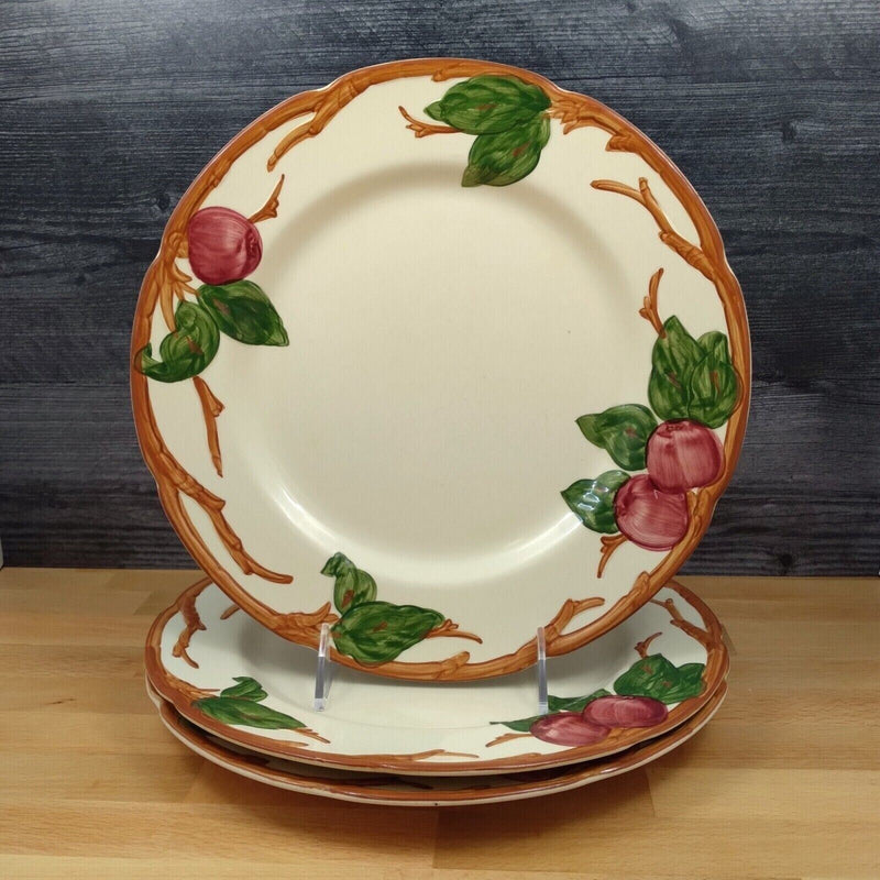 Load image into Gallery viewer, Franciscan Apple Set of 3 Dinner Plates 10” (26cm) USA Mark Earthenware
