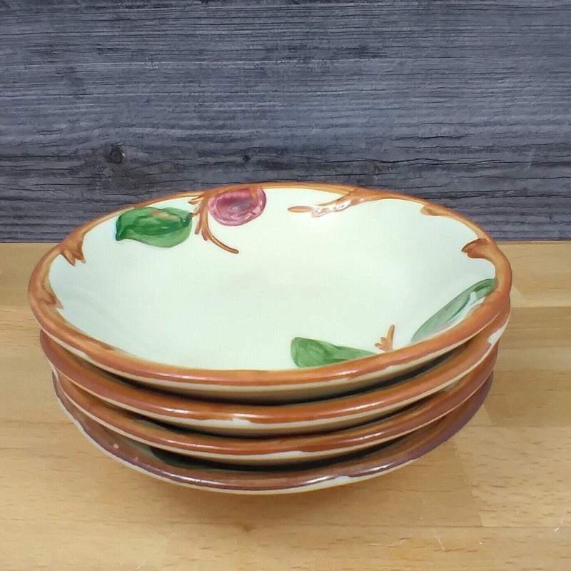 Load image into Gallery viewer, Franciscan Apple 4 Bowls for Dessert Berry Fruit Sauce 5” California USA Stamp