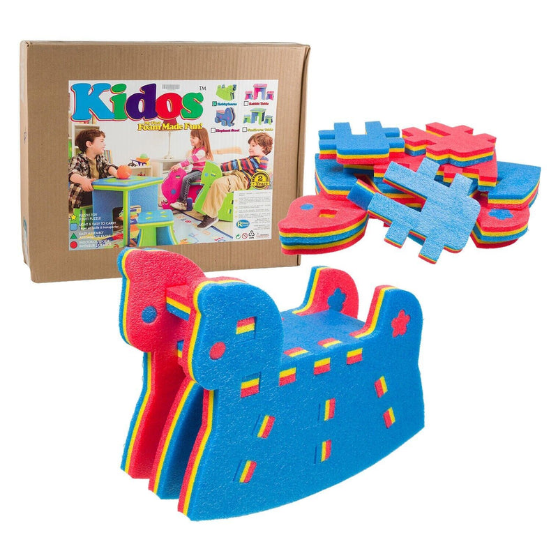 Load image into Gallery viewer, Kids Hobby Foam Rocking Horse Fun Puzzle Children Soft Durable Comfortable
