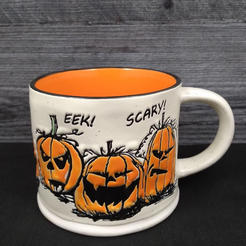 Load image into Gallery viewer, Halloween Scary Pumpkins Coffee Mug Beverage Tea Cup 17oz 483ml by Blue Sky