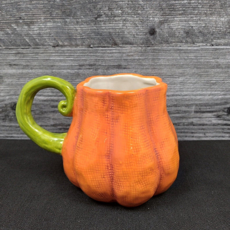 Load image into Gallery viewer, Halloween Stitched Pumpkin Creamer by Blue Sky Clayworks Heather Goldminc