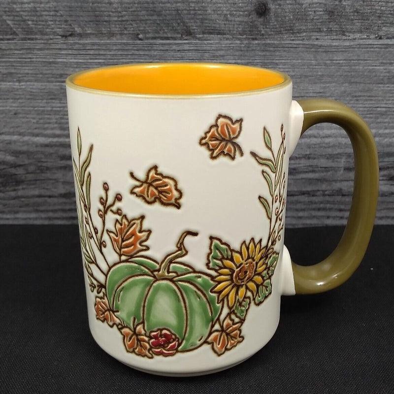 Load image into Gallery viewer, Autumn Pumpkin Coffee Mug Beverage Tea Cup 18oz 532ml by Blue Sky