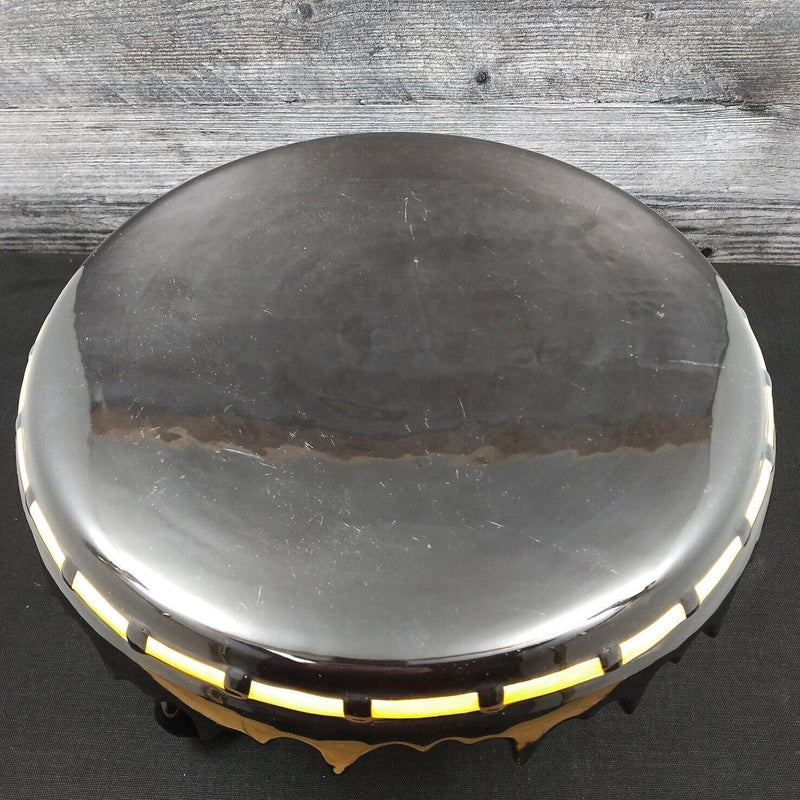 Load image into Gallery viewer, Halloween Witch Feet Cake Stand by Blue Sky Clayworks and Heather Goldminc