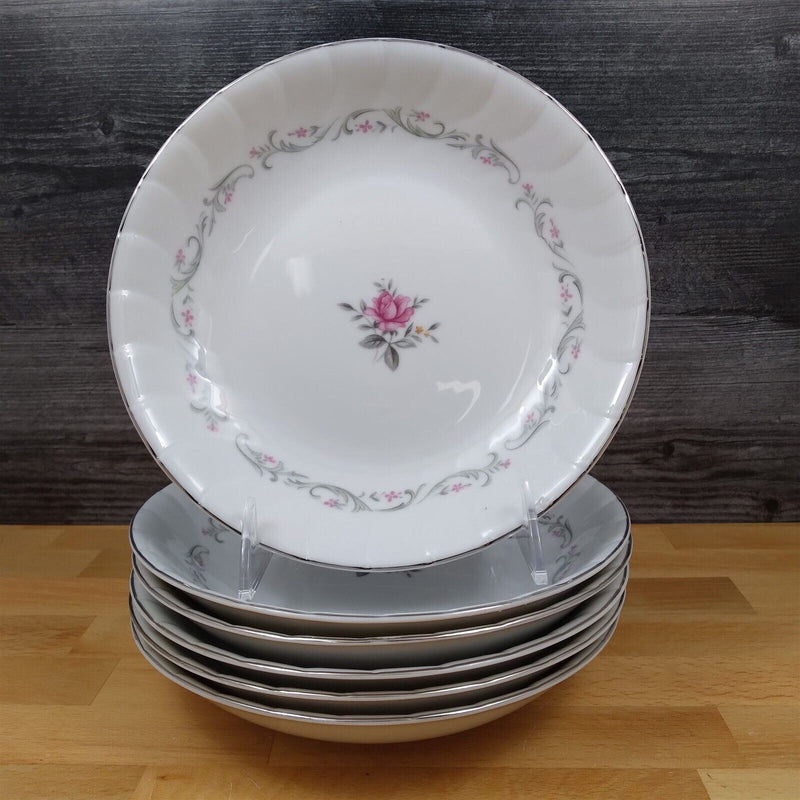 Load image into Gallery viewer, Royal Swirl Soup Bowl Set of 6 by Fine China Japan 7.75" 19cm Coupe Dinnerware