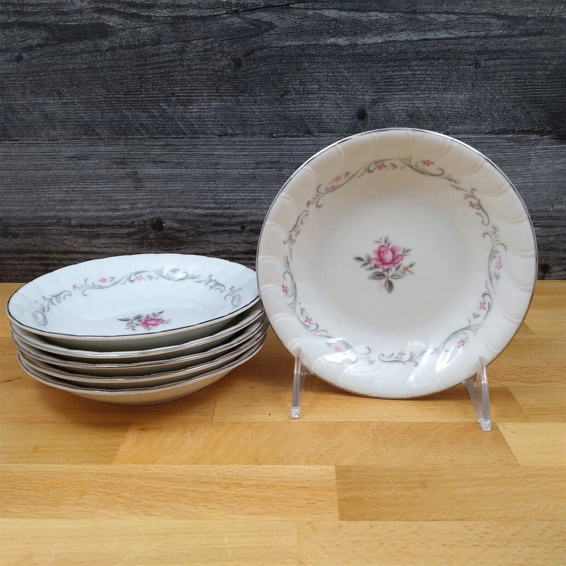 Load image into Gallery viewer, Royal Swirl Fruit Dessert Sauce Bowl Set of 6 by Fine China of Japan 5 5/8" 15cm