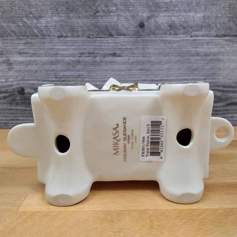 Load image into Gallery viewer, Mikasa Elegance Train 3 Pieces Candle Holder Interlocking Set Fk001 Holiday