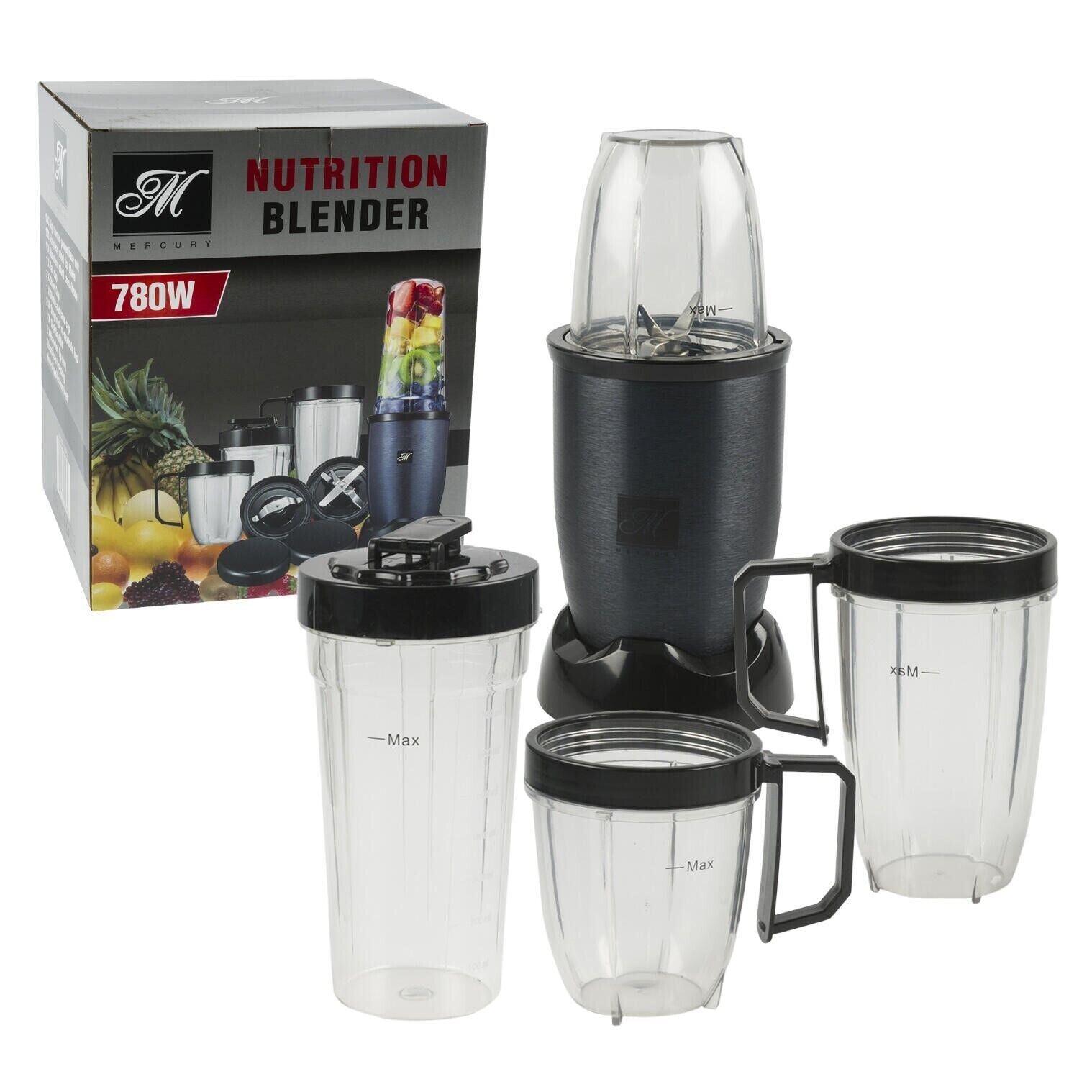 Nutrition Rocket Blender 12 Piece Set Perfect for Making Smoothies and