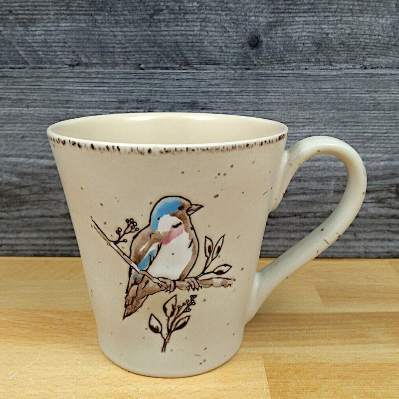 Load image into Gallery viewer, Spring Blue Bird Coffee Mug 16oz (473ml) Embossed Tea Cup by Blue Sky