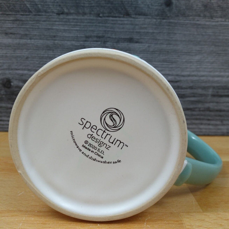 Load image into Gallery viewer, Religious Psalm Saying Coffee Mug 16oz (473ml) Embossed Ceramic Tea Cup Blue Sky