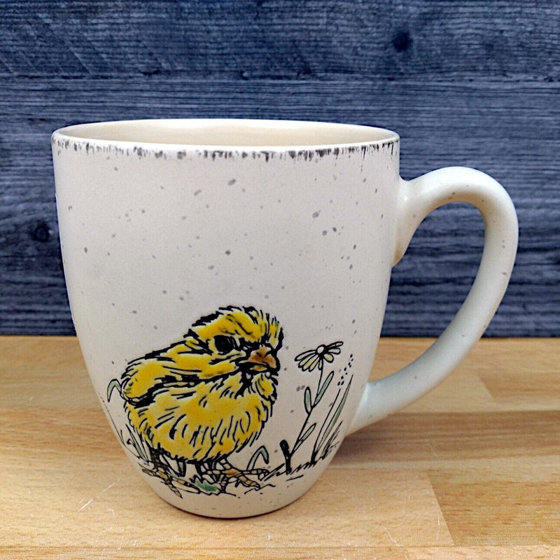 Load image into Gallery viewer, Chickadee Spring Chick Coffee Mug 16oz (473ml) Embossed Tea Cup by Blue Sky