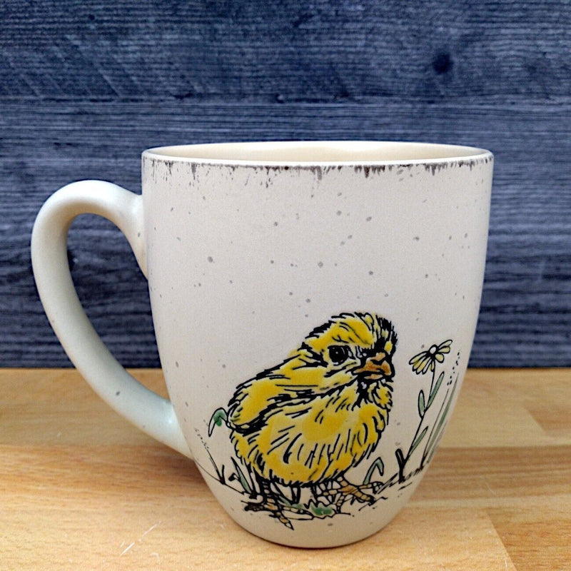 Load image into Gallery viewer, Chickadee Spring Chick Coffee Mug 16oz (473ml) Embossed Tea Cup by Blue Sky