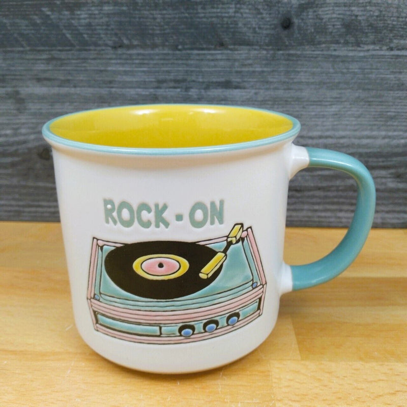 Load image into Gallery viewer, Rock On Record Player Coffee Mug 18oz (532ml) Beverage Tea Cup