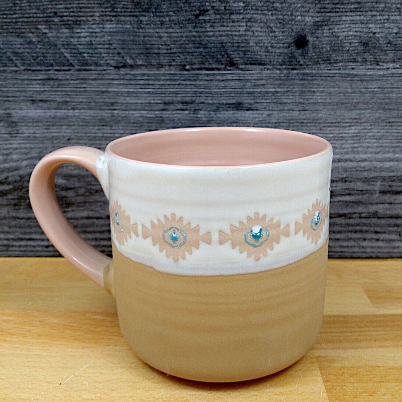 Load image into Gallery viewer, South Western Style Coffee Mug 17oz (455ml) Embossed Beverage Cup Blue Sky