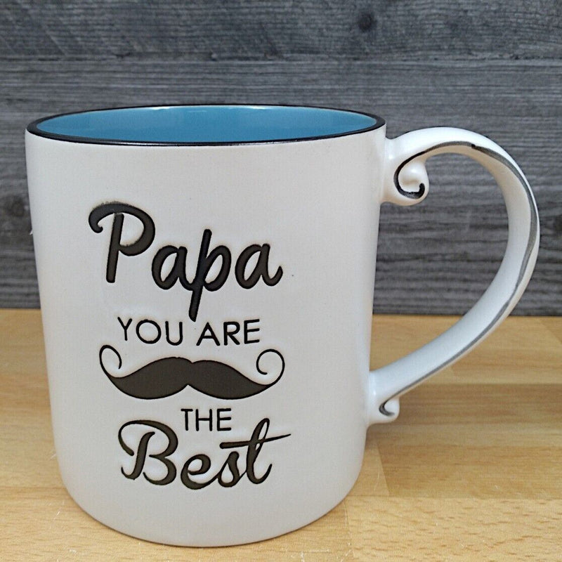 Load image into Gallery viewer, Dad Inspirational Coffee Mug Cermaic Embossed Tea Cup by Blue Sky 21oz (621ml)