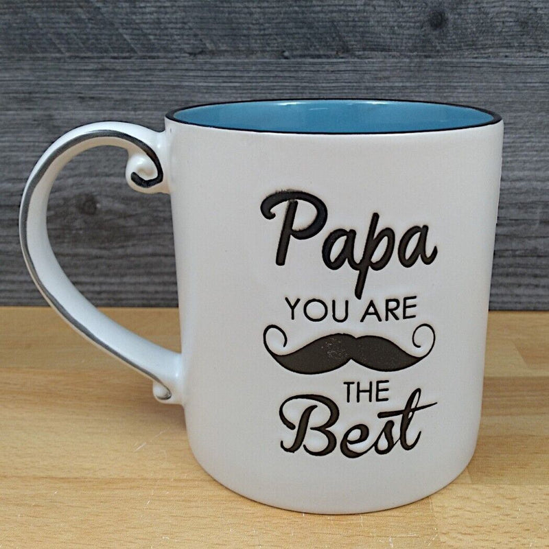 Load image into Gallery viewer, Dad Inspirational Coffee Mug Cermaic Embossed Tea Cup by Blue Sky 21oz (621ml)