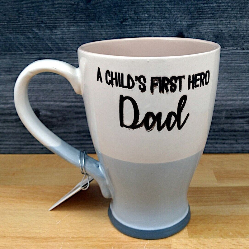 Load image into Gallery viewer, Dad Inspirational Father Hero Saying Coffee Mug Tea Cup by Blue Sky 23oz (680ml)