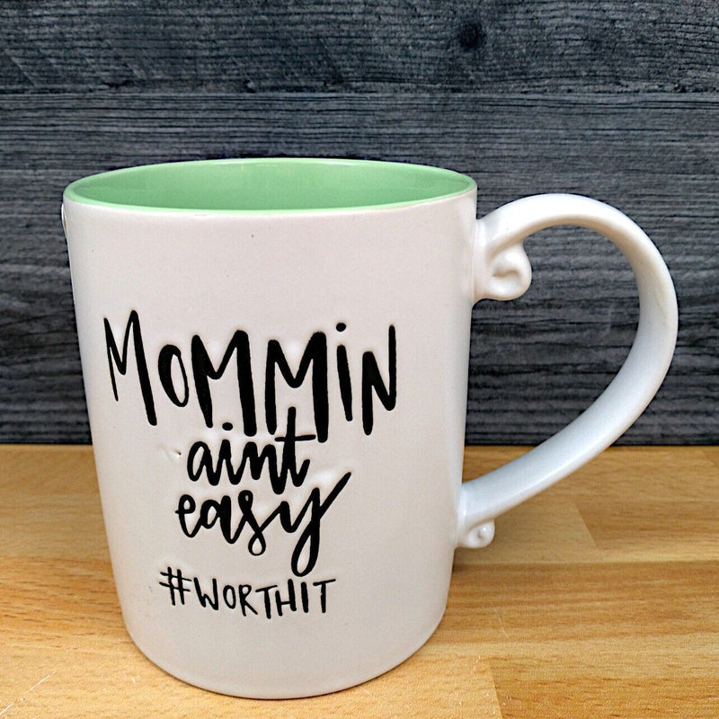 Load image into Gallery viewer, Mom Inspirational Saying Coffee Mug 16oz 473ml Embossed Tea Cup by Blue Sky