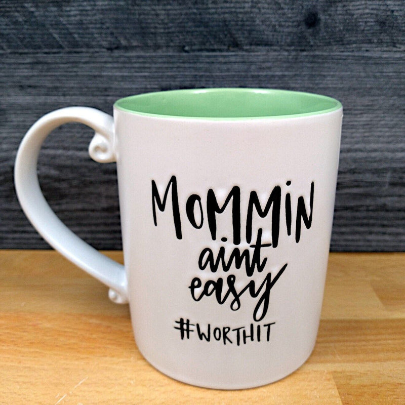 Load image into Gallery viewer, Mom Inspirational Saying Coffee Mug 16oz 473ml Embossed Tea Cup by Blue Sky