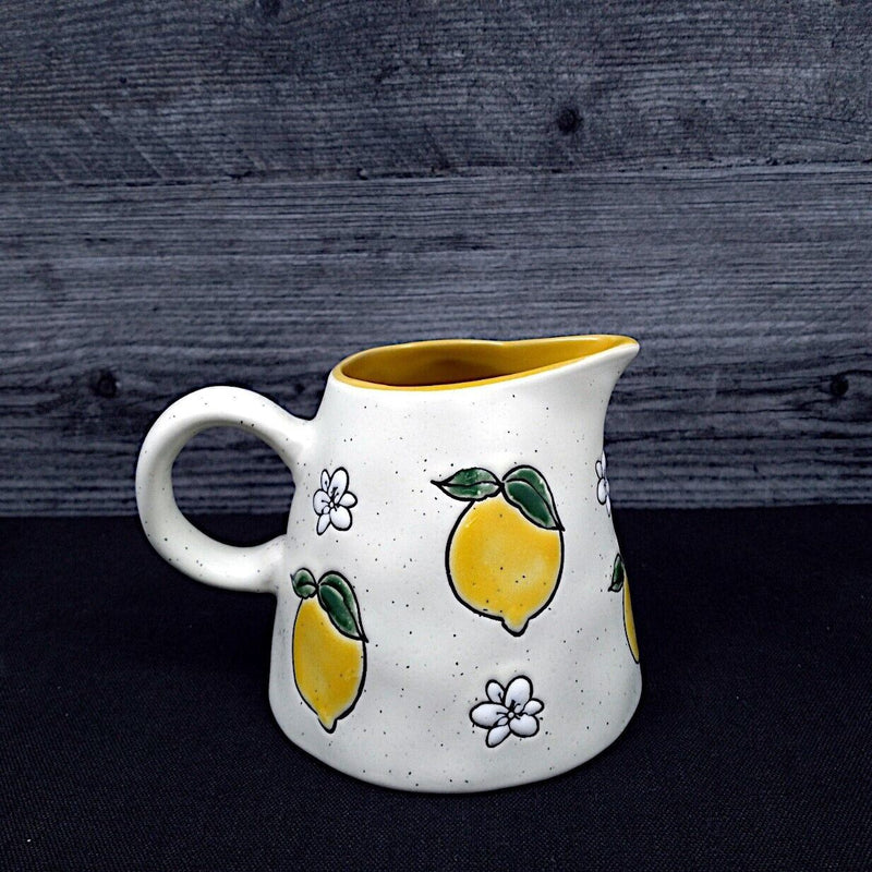 Load image into Gallery viewer, Lemon Blooms Sugar Bowl Creamer Set by Blue Sky Kitchen Home Décor Decorative