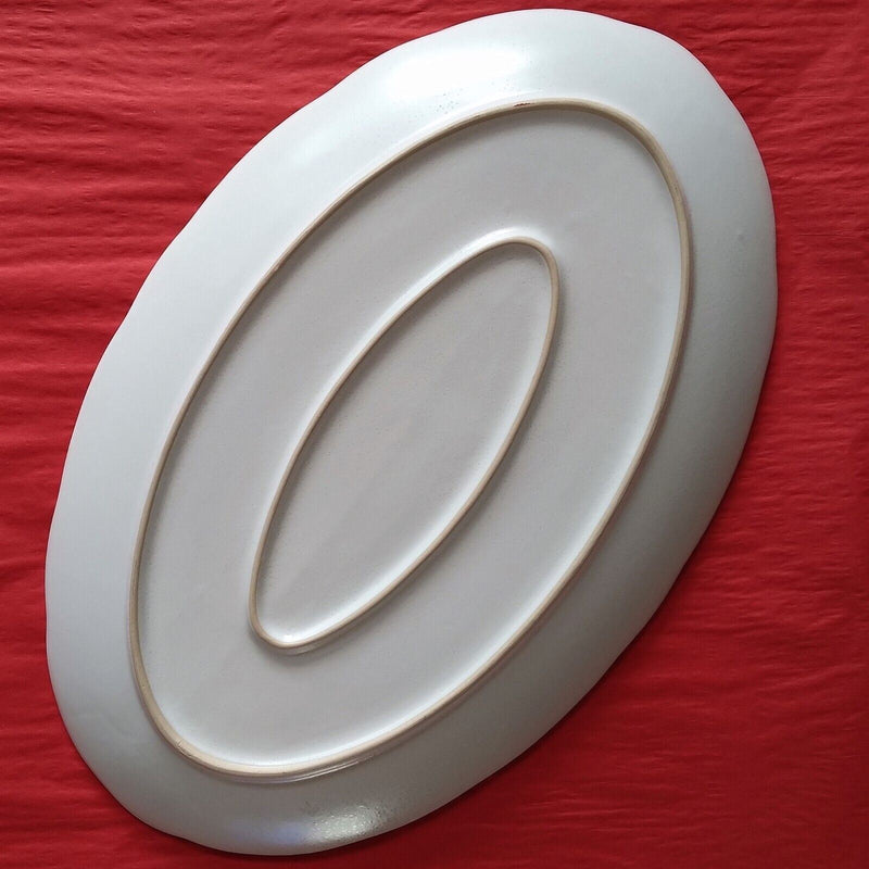 Load image into Gallery viewer, Holiday Christmas Platter Elk Ridge Winter Plate 14" By Blue Sky Clayworks