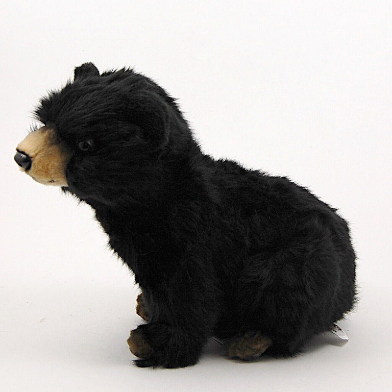 Load image into Gallery viewer, Bear Cub Black 10'' by Hansa True to Life Look Soft Plush Animal Learning Toys