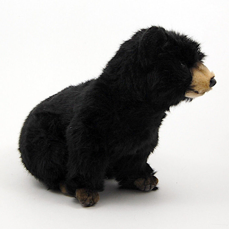 Load image into Gallery viewer, Bear Cub Black 10'' by Hansa True to Life Look Soft Plush Animal Learning Toys
