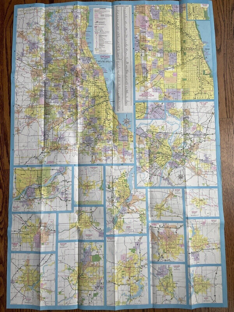 Load image into Gallery viewer, 1997-1998 Official Illinois State Highway Transportation Travel Road Map