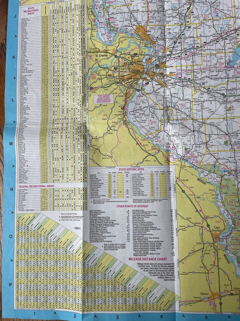 Load image into Gallery viewer, 1997-1998 Official Illinois State Highway Transportation Travel Road Map