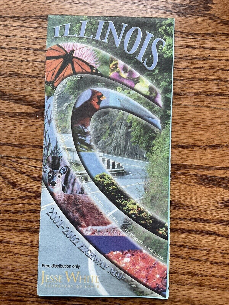 Load image into Gallery viewer, 2001-2002 Official Illinois State Highway Transportation Travel Road Map