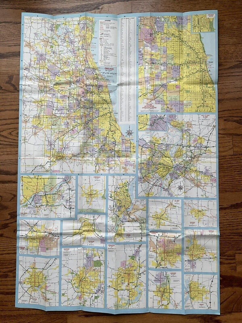 Load image into Gallery viewer, 2001-2002 Official Illinois State Highway Transportation Travel Road Map