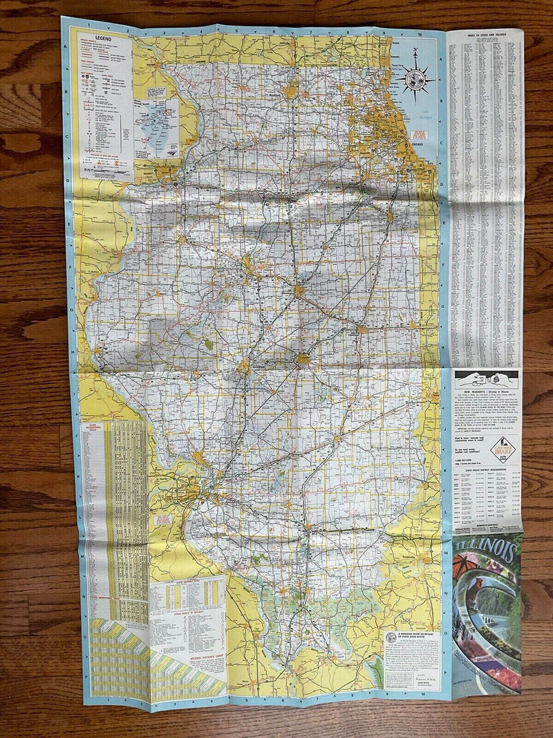 Load image into Gallery viewer, 2001-2002 Official Illinois State Highway Transportation Travel Road Map